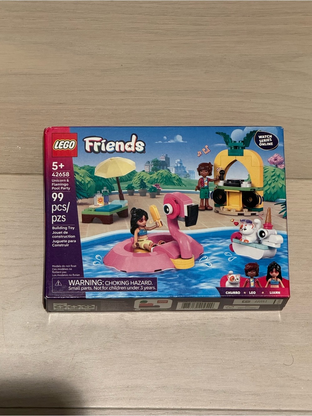 LEGO Friends Pink Flamingo Pool Party - 42658 - Brand New
